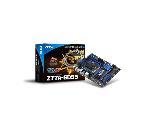MSI Z77A-GD55 (Z77 3xPCI-E DDR3) - 78244 - zdjęcie